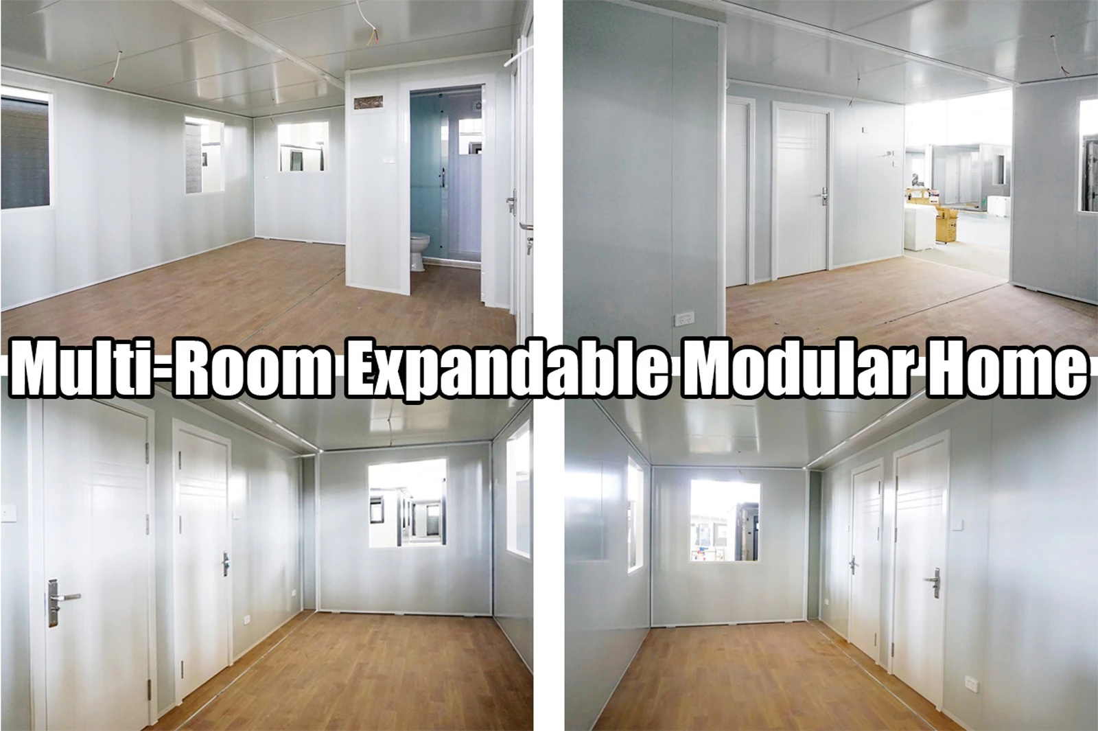 Blank open interior rendering of 20ft expandable house, huge flexible layout space engineered by TYGB Factory